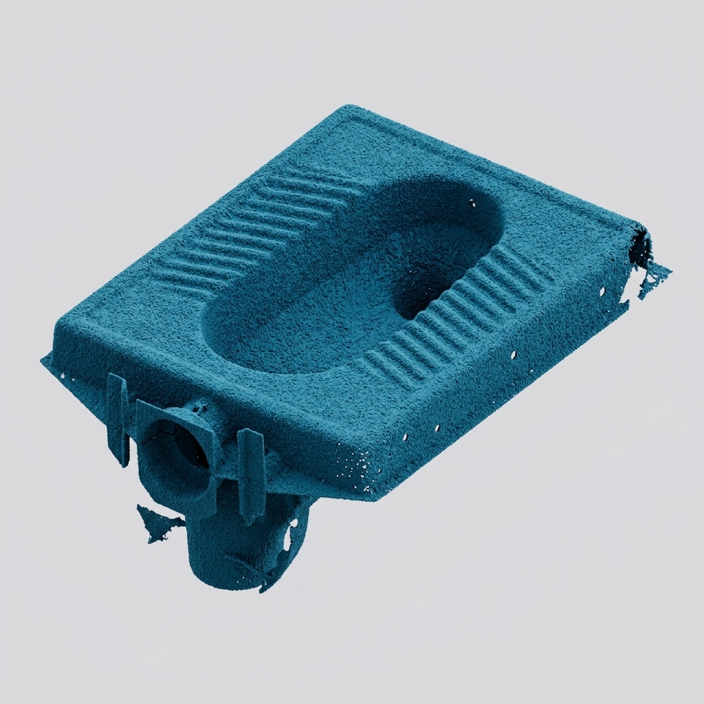 Orissa Pan – Traditional Sanitaryware CAD Modeling